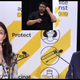 New Zealand Prime Minister Jacinda Ardern (left) reacts as a reporter asks a question about covid-19 patients having sex in an Auckland hospital.